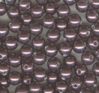 25 4mm Burgundy Swarovski Pearls